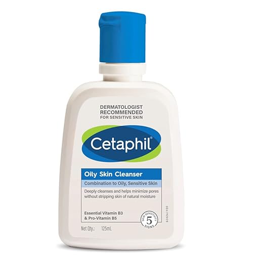 Cetaphil Oily Skin Cleanser – Gentle Foaming Face Wash (125 ml)